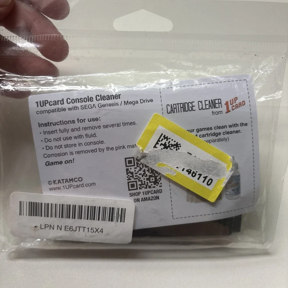 1UPcar Cleaning Compatible With SEGA /Mega Drive Console & Video Game Cartridges